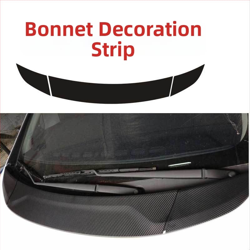 Εσωτερικός αυτοκόλλητος φιλμ από ανθρακονήματα για το κεντρικό πάνελ κονσόλας - πίσω κόλλα, προσαρμογή διαθέσιμη, στυλ ειδικού αυτοκινήτου