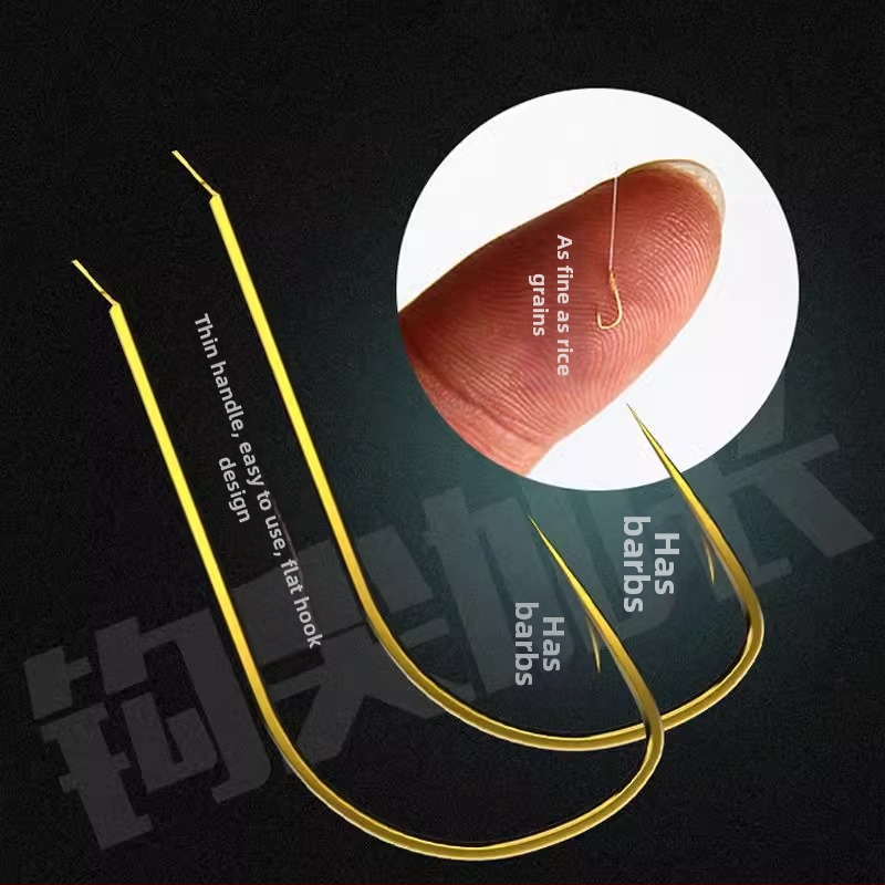 Set linije i udice za potok; najlon nit; duljina: drugo; pogodno za ribolov u potoku