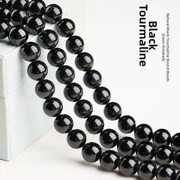 Tourmalin raspršene perle, brušen-polirano, kružni oblik