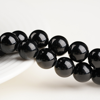 Tourmalin raspršene perle, brušen-polirano, kružni oblik