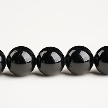 Tourmalin raspršene perle, brušen-polirano, kružni oblik