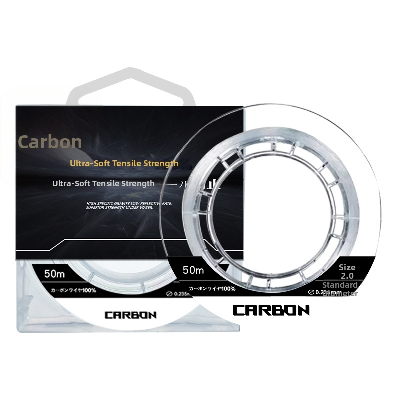 Суб-линия от въглеродни влакна ygk pe wxp — 2–35 lb сила, риболовна линия