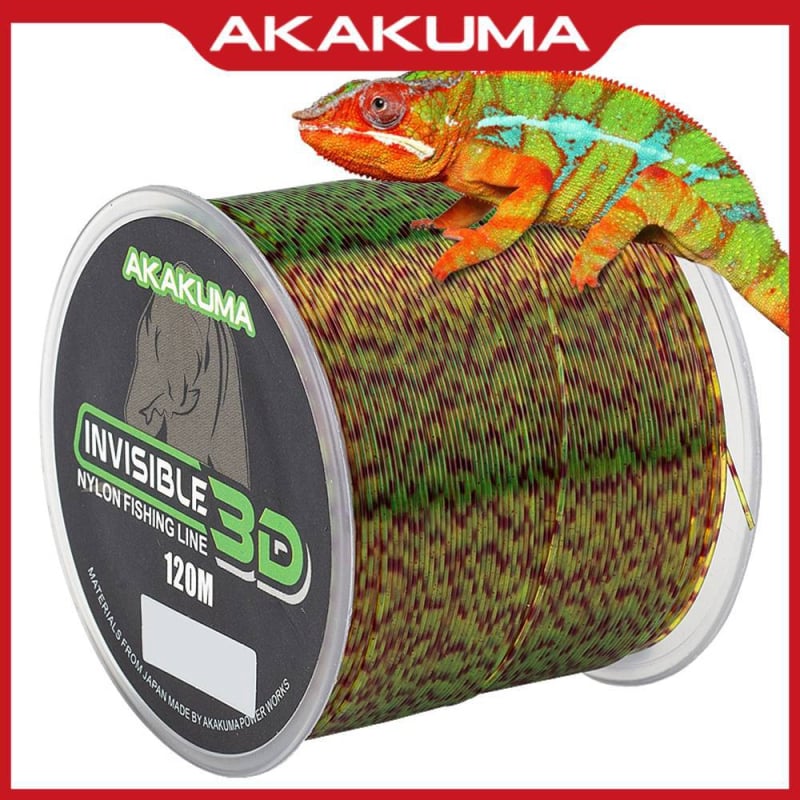 AKAKUMA найлонова основна линия за риболов, дължина 120 м, пакет 10 000 бр.