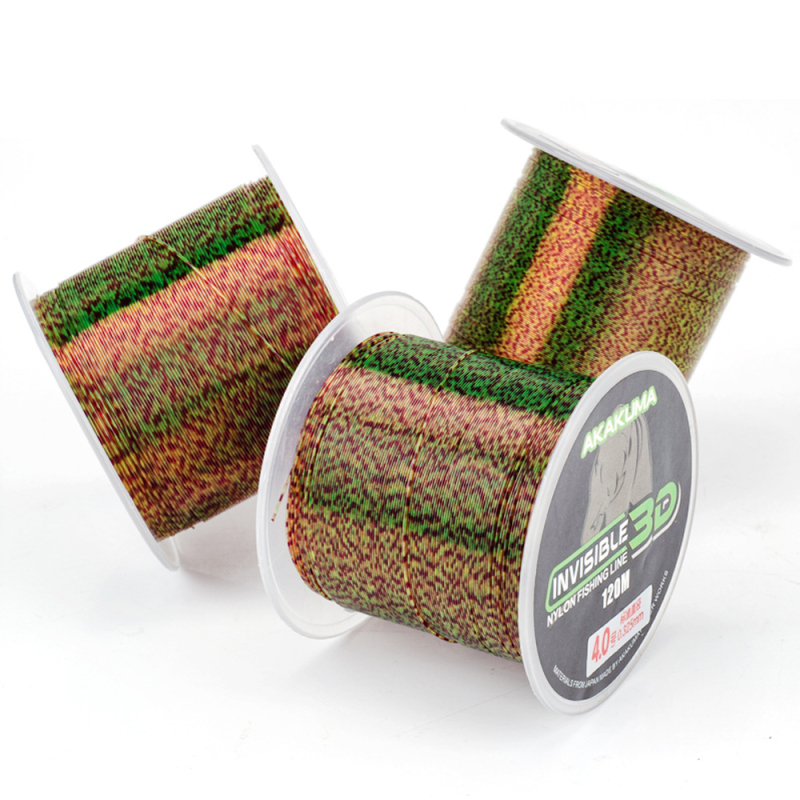 AKAKUMA найлонова основна линия за риболов, дължина 120 м, пакет 10 000 бр.