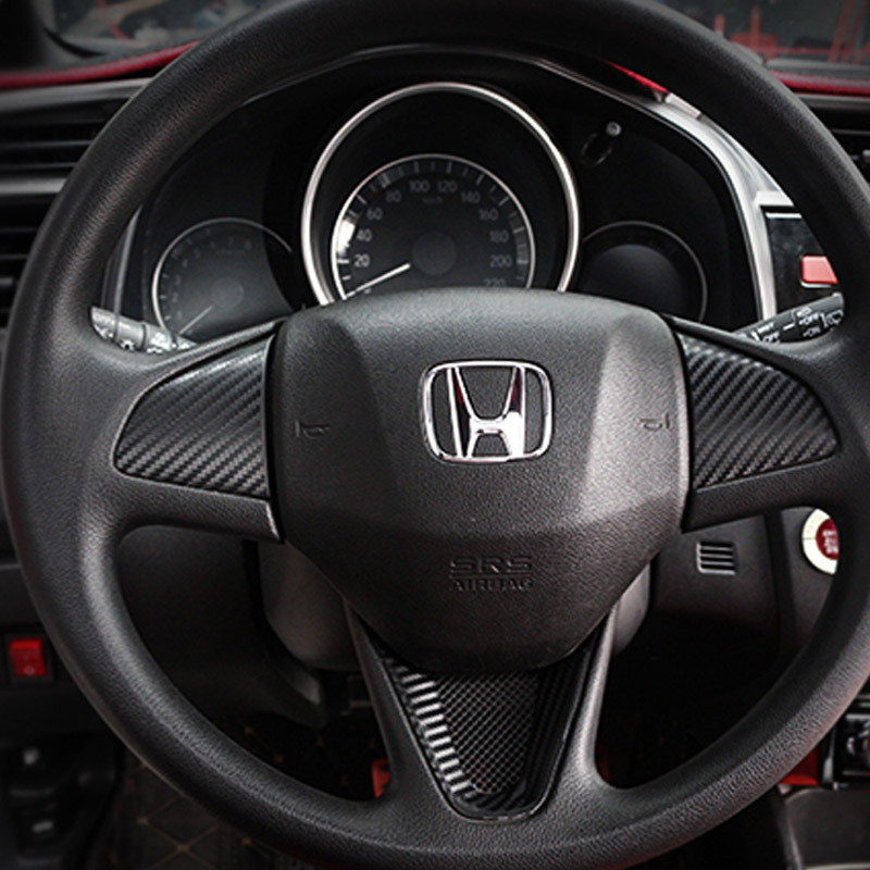 Ditu αυτοκόλλητη επένδυση από ανθρακονήματα για το πάνελ κεντρικής κονσόλας, προσαρμοστικό, συμβατό με Honda Fit