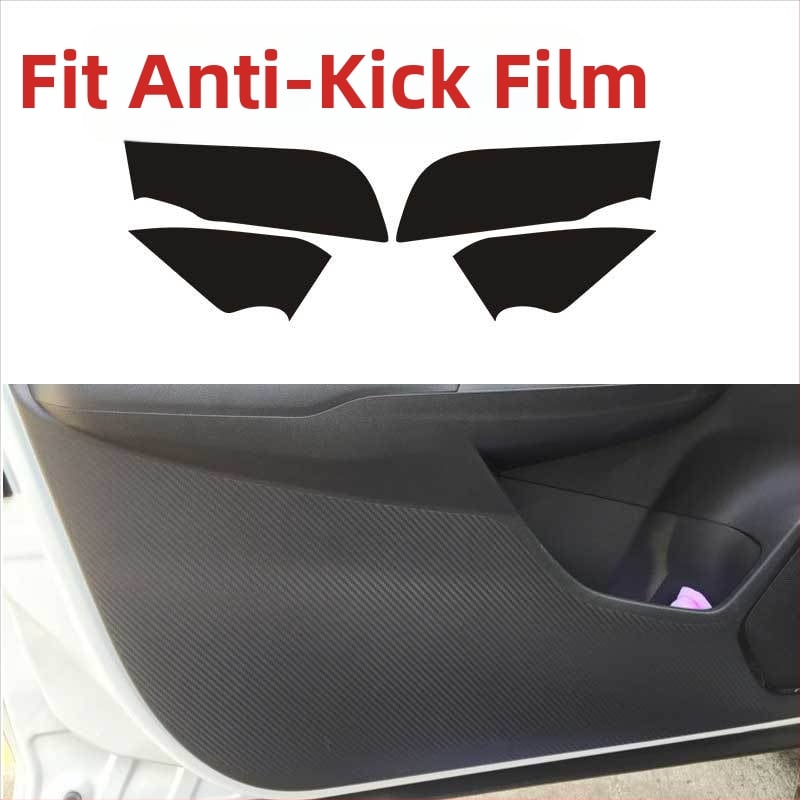 Ditu αυτοκόλλητη επένδυση από ανθρακονήματα για το πάνελ κεντρικής κονσόλας, προσαρμοστικό, συμβατό με Honda Fit