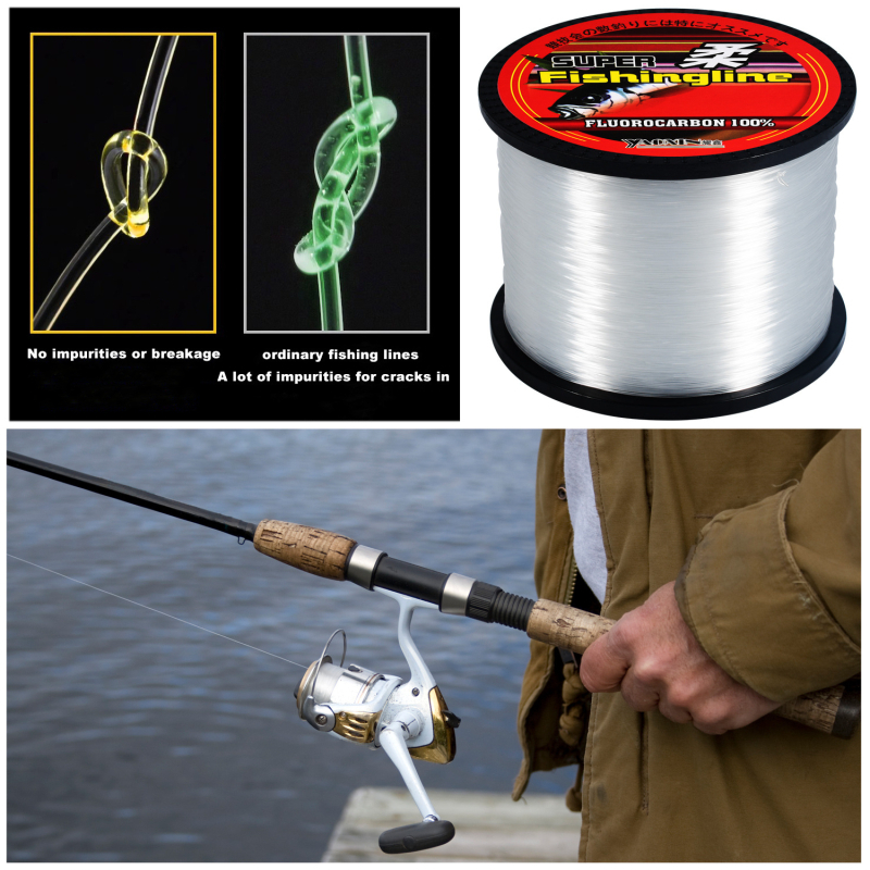 Yifeng najlon glavna linija za ribolov, visoka čvrstoća, 6 komada u pakiranju, pogodna za tkanje mreža