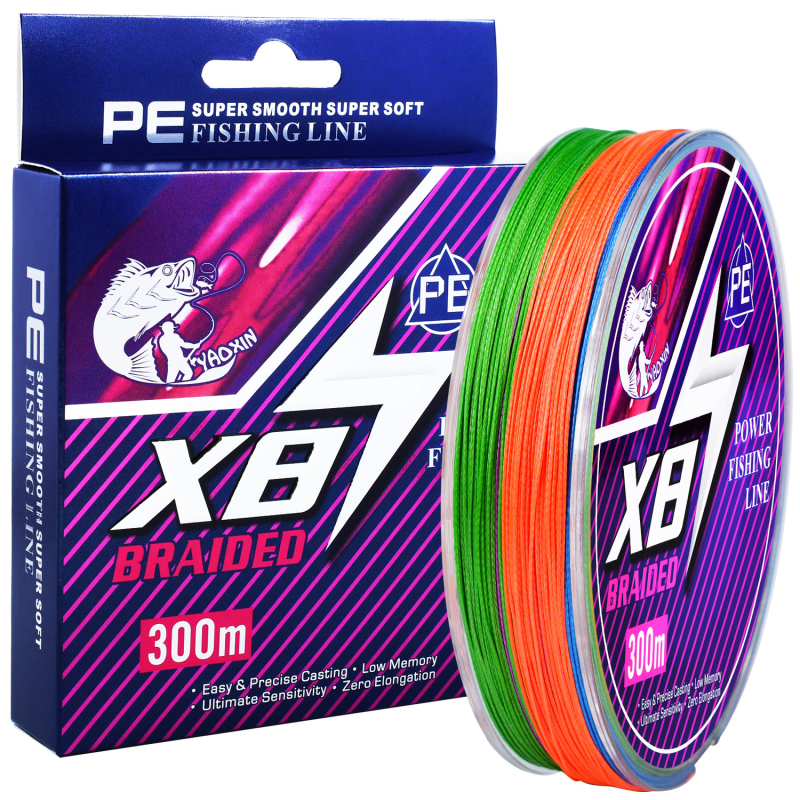 Glavna ribolovna linija, YAOXIN PE linija, snaga 48, pakiranje 10 kom., ovlaštena privatna marka