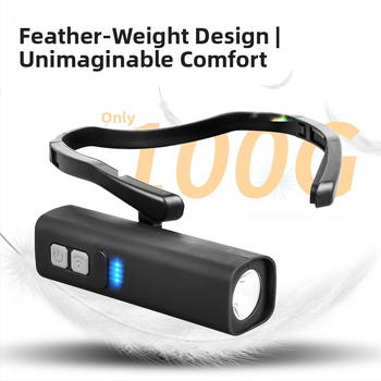 LED čelna lampica za vanjsku upotrebu, nosač za uho, ručno napajana, 5W, 500mAh, 360° rotacija