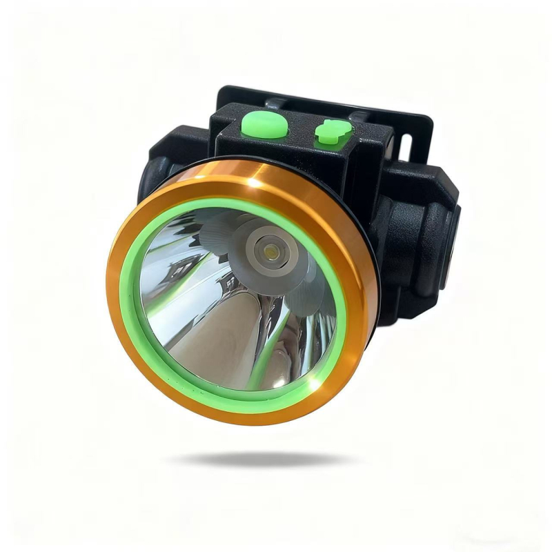 LED čelna lampica za planinarenje i noćni ribolov, vodootporna, domet 200 m, trajanje 10 h, model B7, masa 180 g