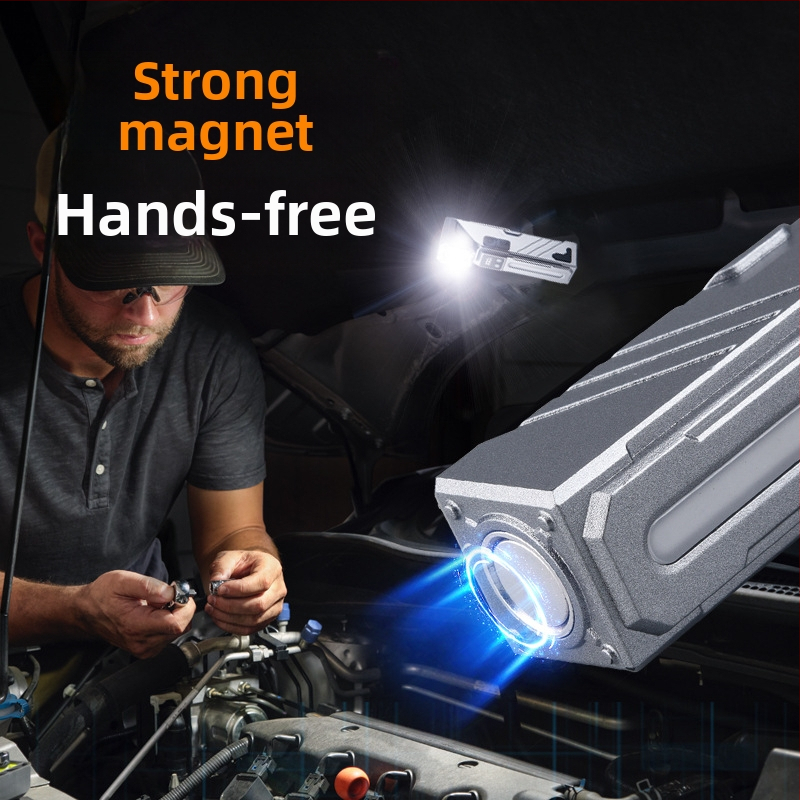 Įkraunamas LED galvos žibintas, antgalvo tvirtinamas, daug kampų reguliavimas, ABS korpusas, 100–200 m spindulys