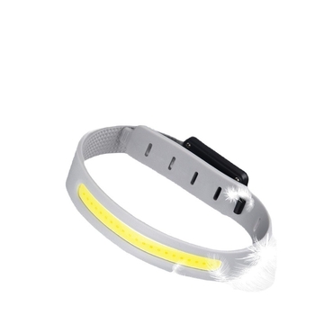 Punjava COB vodootporna čelna lampica za noćno trčanje, kampiranje i noćni ribolov — domet 10 m, trajanje svjetla 3 h, traka za glavu ABS+TPU, model Kj-cob