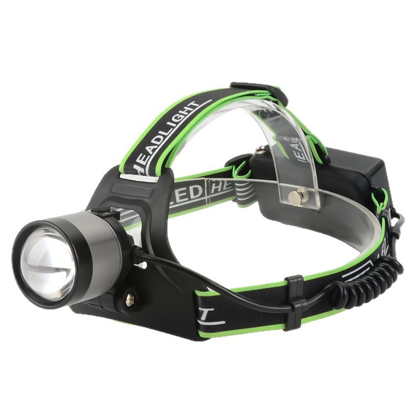 Laserska čelna lampica, 10W, 1200mAh baterija, tijelo od aluminijske legure, domet ≥500m