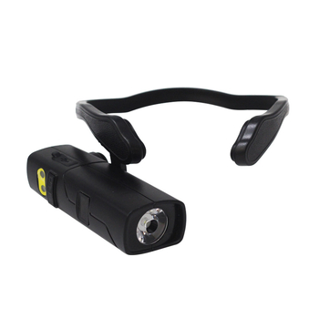 Lampa na glavi s usnim kopčama za vanjsku vožnju biciklom i noćni ribolov — ABS, 1800 mAh, 3W, LED, vodootporna