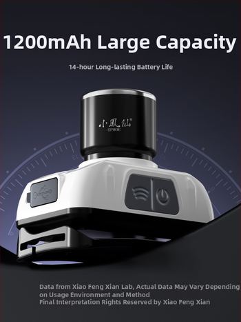 Žvejybos galvos žibintu su LED, įkraunamas ABS korpusas, spindulys iki 50 m, prekės ženklas Little Fengxian