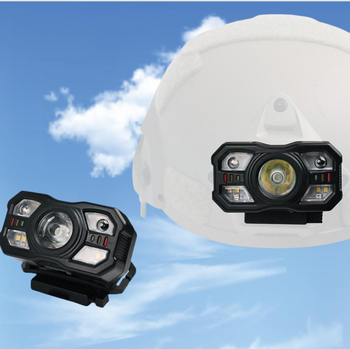 LED čelna lampica s taktičkim dizajnom i snažnim senzorom svjetla (Model JY105, domet osvjetljenja 500, trajanje 8 sati)
