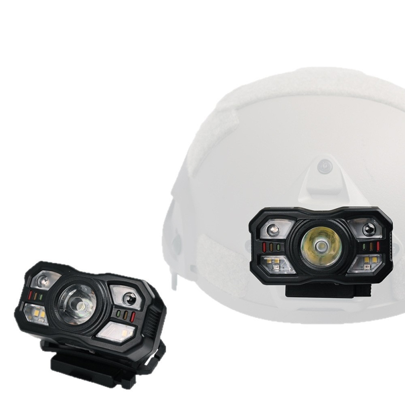 LED čelna lampica s taktičkim dizajnom i snažnim senzorom svjetla (Model JY105, domet osvjetljenja 500, trajanje 8 sati)