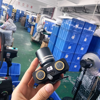 LED čelna svjetiljka s teleskopskim zoomom od aluminijske legure, dvostruki prekidač, domet 1000 m, model AT-363