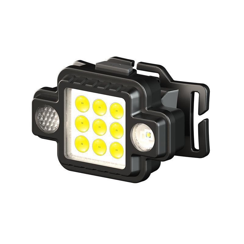 Kompaktna LED svjetiljka s USB punjenjem, COB LED, 15W, baterija 800 mA, domet 200–500 m, ručna energija