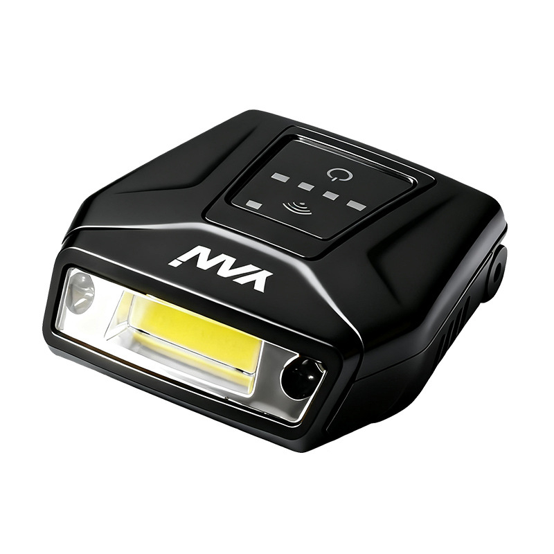 Lampa za kapu s klipom za noćni ribolov, COB LED, 1100 mAh baterija, punjiva, montirana na kapu, domet do 50 m