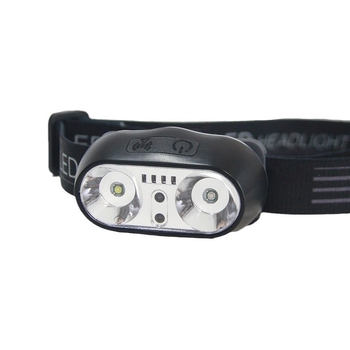 Čelna lampa za noćno pecanje na otvorenom s LED, vodootporna, model YF-233, domet snopa 100 m, radno vrijeme 4–6 sati