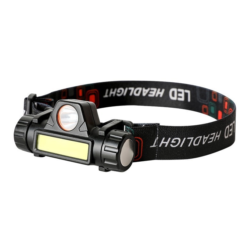 LED čelna lampa, baterija 3000mAh, ručni pogon, punjiva, domet 100–200 m