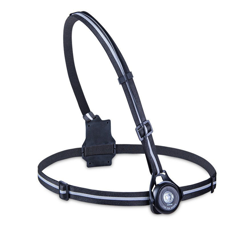 Vanjsko prsno svjetlo za trčanje i planinarenje: 2-razinsko podešavanje, USB punjenje, LED svjetlo, 360° rotacija, ručno pokretanje