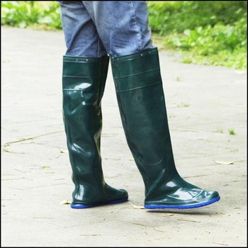 Muške čizme za kišu s PU gornjim dijelom i gumom, kratka cijev