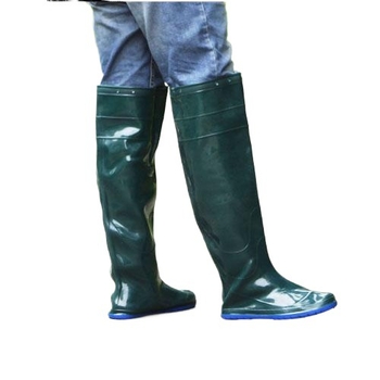 Muške čizme za kišu s PU gornjim dijelom i gumom, kratka cijev