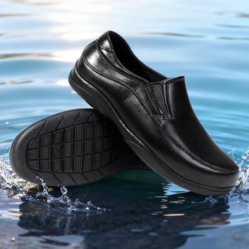 Muške čizme za kišu s PVC gornjim dijelom i đonom, niskog kroja, protuklizne i otporne na habanje, PU ulošak