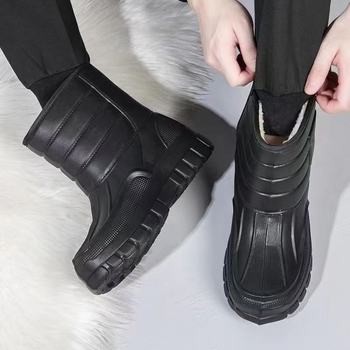 Sniega zābaki: ūdensnecaurlaidīgi, pretslīdoši, ar sintētisku pūci iekšējo oderi, PU augšdaļa, EVA zole