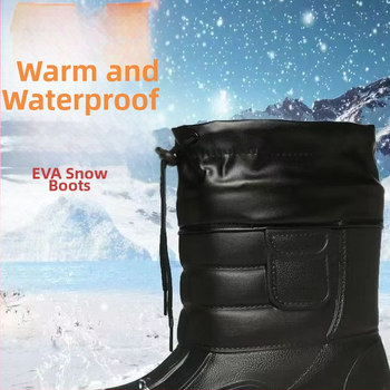 Sniega zābaki: ūdensnecaurlaidīgi, pretslīdoši, ar sintētisku pūci iekšējo oderi, PU augšdaļa, EVA zole