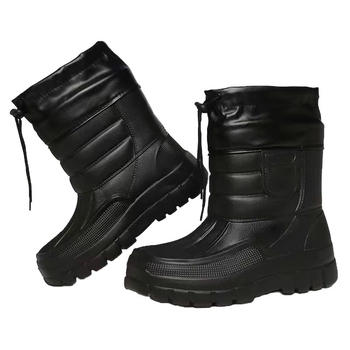 Sniega zābaki: ūdensnecaurlaidīgi, pretslīdoši, ar sintētisku pūci iekšējo oderi, PU augšdaļa, EVA zole