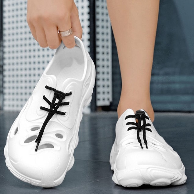 Ανδρικά σανδάλια με επάνω μέρος EVA και EVA πάτο, нос σε σχήμα βάρκας, παχιά αντιολισθητική σόλα EVA, χαμηλός προφίλ για καλοκαιρινές εξωτερικές δραστηριότητες.