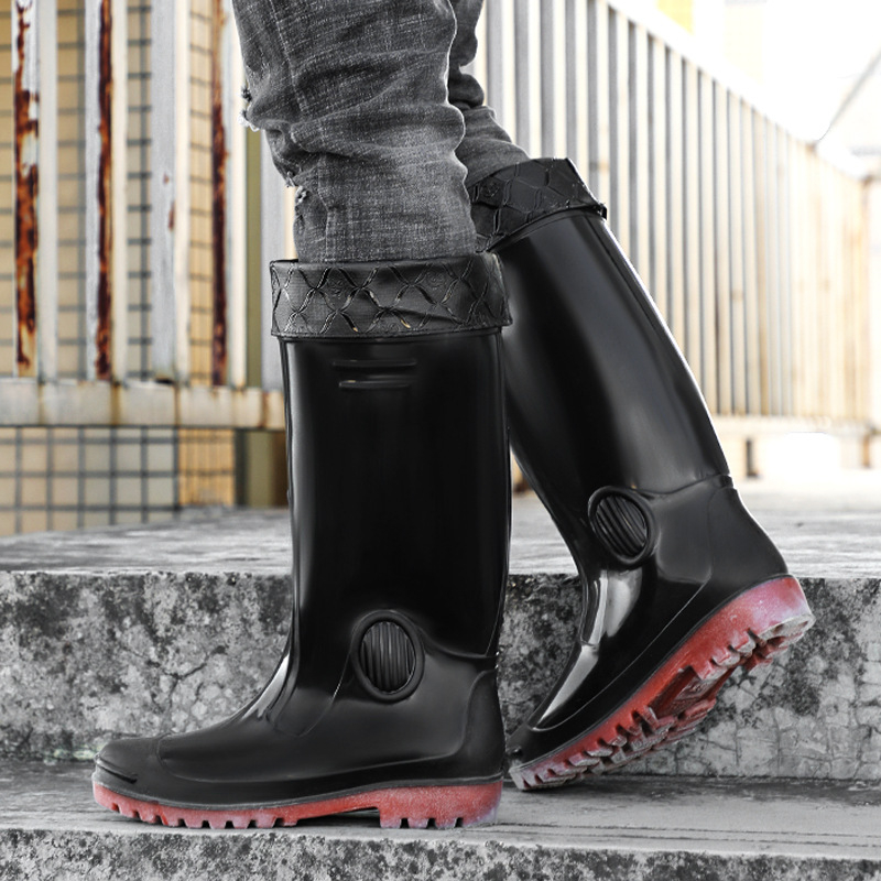 Muške kišne čizme – visok cilindar, protuklizne, vodootporne, otporne na habanje, potplat od plastike