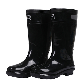 3531 Visoke čizme za kišu, gornji dio od plastike, potplat od telećeg tetiva, visok šev, okrugli vrh, niski pet