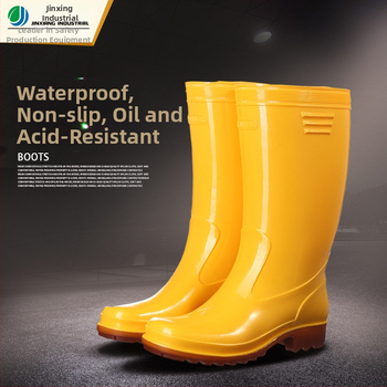 Muške dugačke kišne čizme od PVC-a, visok gornji dio, protuklizne, otporne na ulja i kiseline/alkalije, monolitna potplata