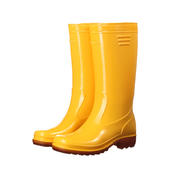 Muške dugačke kišne čizme od PVC-a, visok gornji dio, protuklizne, otporne na ulja i kiseline/alkalije, monolitna potplata