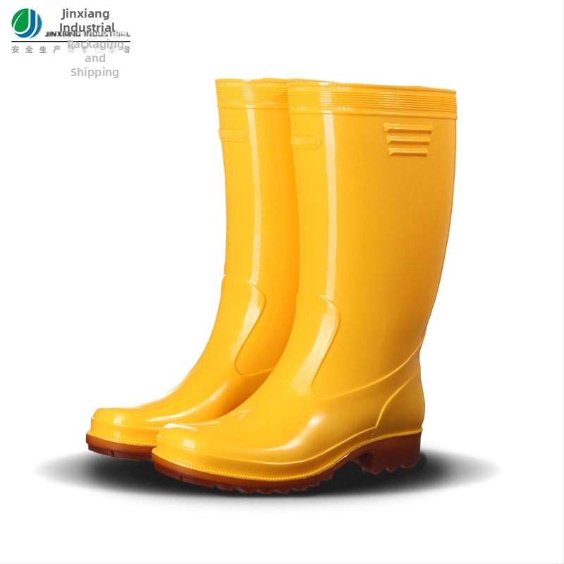 Muške dugačke kišne čizme od PVC-a, visok gornji dio, protuklizne, otporne na ulja i kiseline/alkalije, monolitna potplata