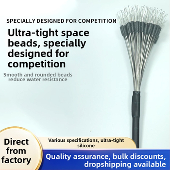 Silikoninės žvejybos karoliukai – Space bead, 100 vnt, TKD003, komplektas priedų