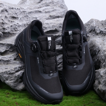 Planinarske cipele, vodootporne, protivšok, srednja visina gornjeg dijela, Vibram Rubber potplat