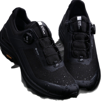 Planinarske cipele, vodootporne, protivšok, srednja visina gornjeg dijela, Vibram Rubber potplat