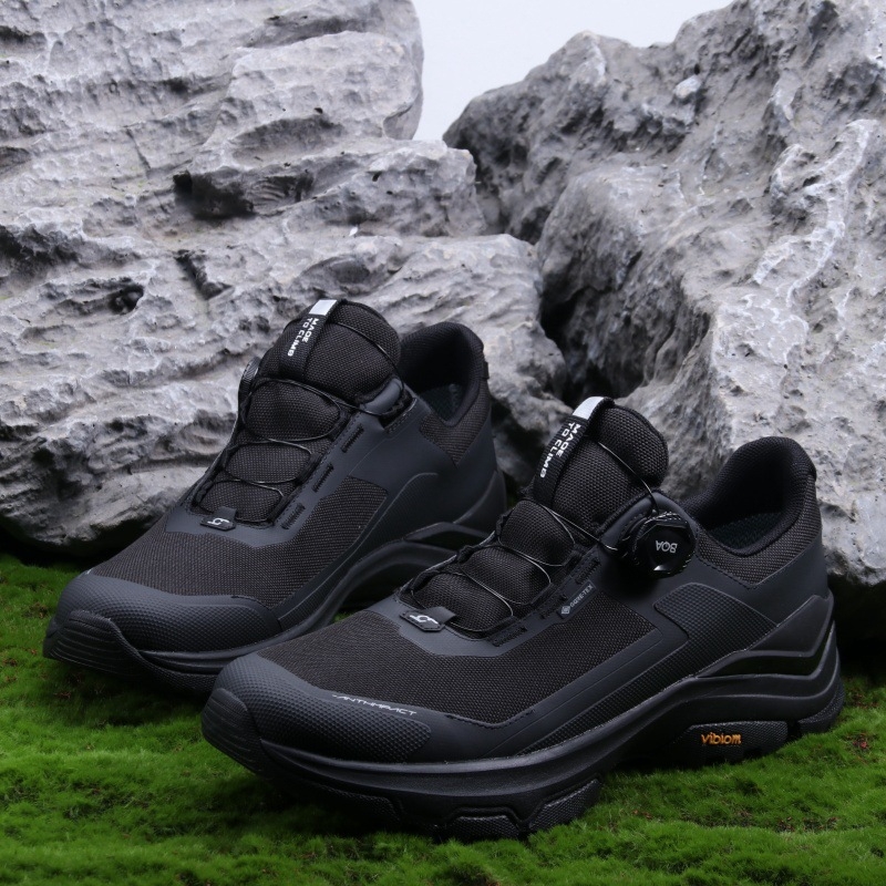 Planinarske cipele, vodootporne, protivšok, srednja visina gornjeg dijela, Vibram Rubber potplat