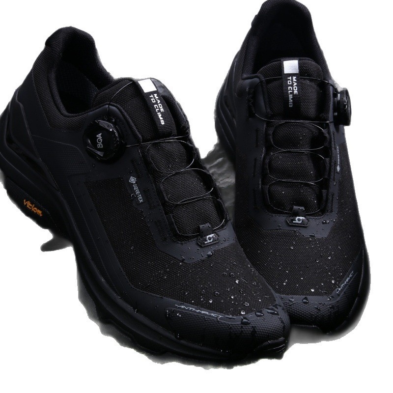 Planinarske cipele, vodootporne, protivšok, srednja visina gornjeg dijela, Vibram Rubber potplat