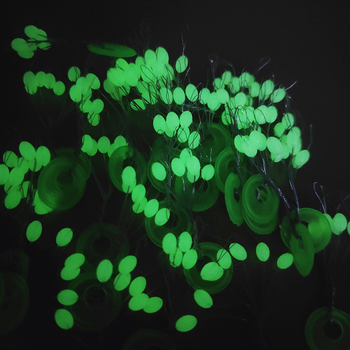 Silikonske maslinasto-ovalne svemirske grahorice za morski ribolov – svijetleće, sigurne za liniju