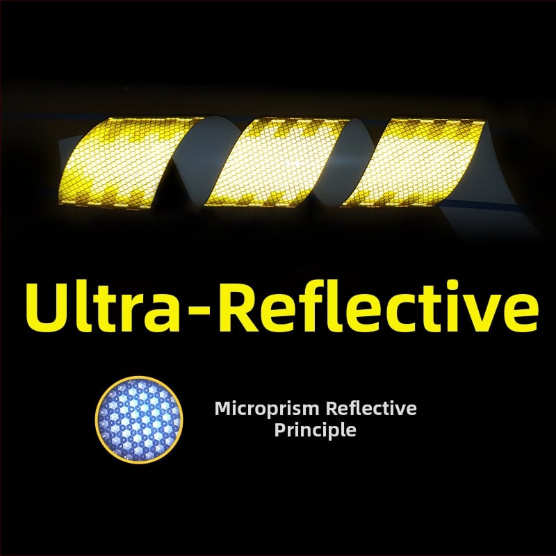 Yin zhen pilna automašīnas uzlīme — līmējams atstarojošs uzlīme nakts brīdinājumam, pielāgojams paraugs kā attēlā