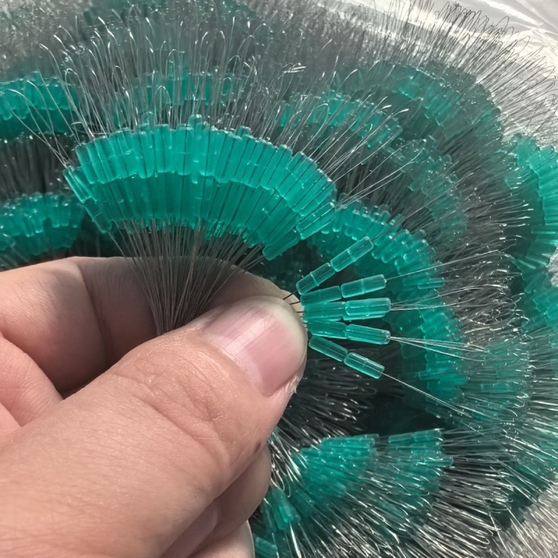 Cilindrične zaključavajuće perle za glavnu ribolovnu liniju, mekani silikon, pakiranje na veliko