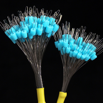 Silikonski Space Bean za glavnu liniju – dvostrani gornji bead, zaključavanje, 100 kom. po pakiranju, Hongte