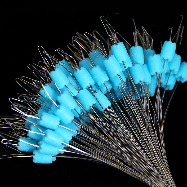 Silikonski Space Bean za glavnu liniju – dvostrani gornji bead, zaključavanje, 100 kom. po pakiranju, Hongte