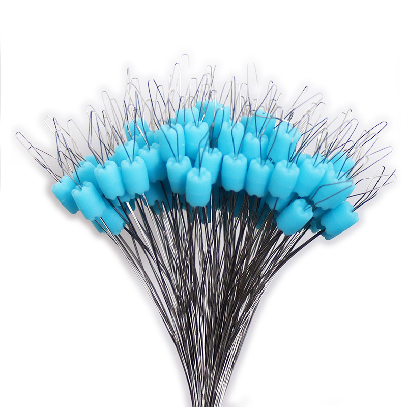 Silikonski Space Bean za glavnu liniju – dvostrani gornji bead, zaključavanje, 100 kom. po pakiranju, Hongte